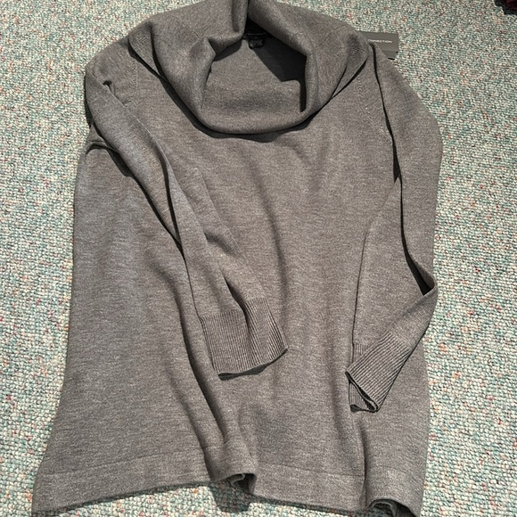 NWT Ladies 1X French Connection Babysoft Cowl Neck Jumper in Medium Grey - Picture 10 of 10